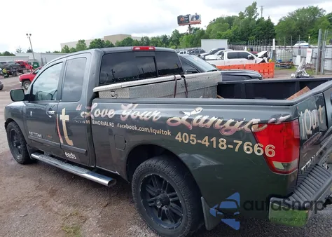 2007 Nissan Titan Se z USA, uszkodzony, nr VIN 1N6AA06A17N239097